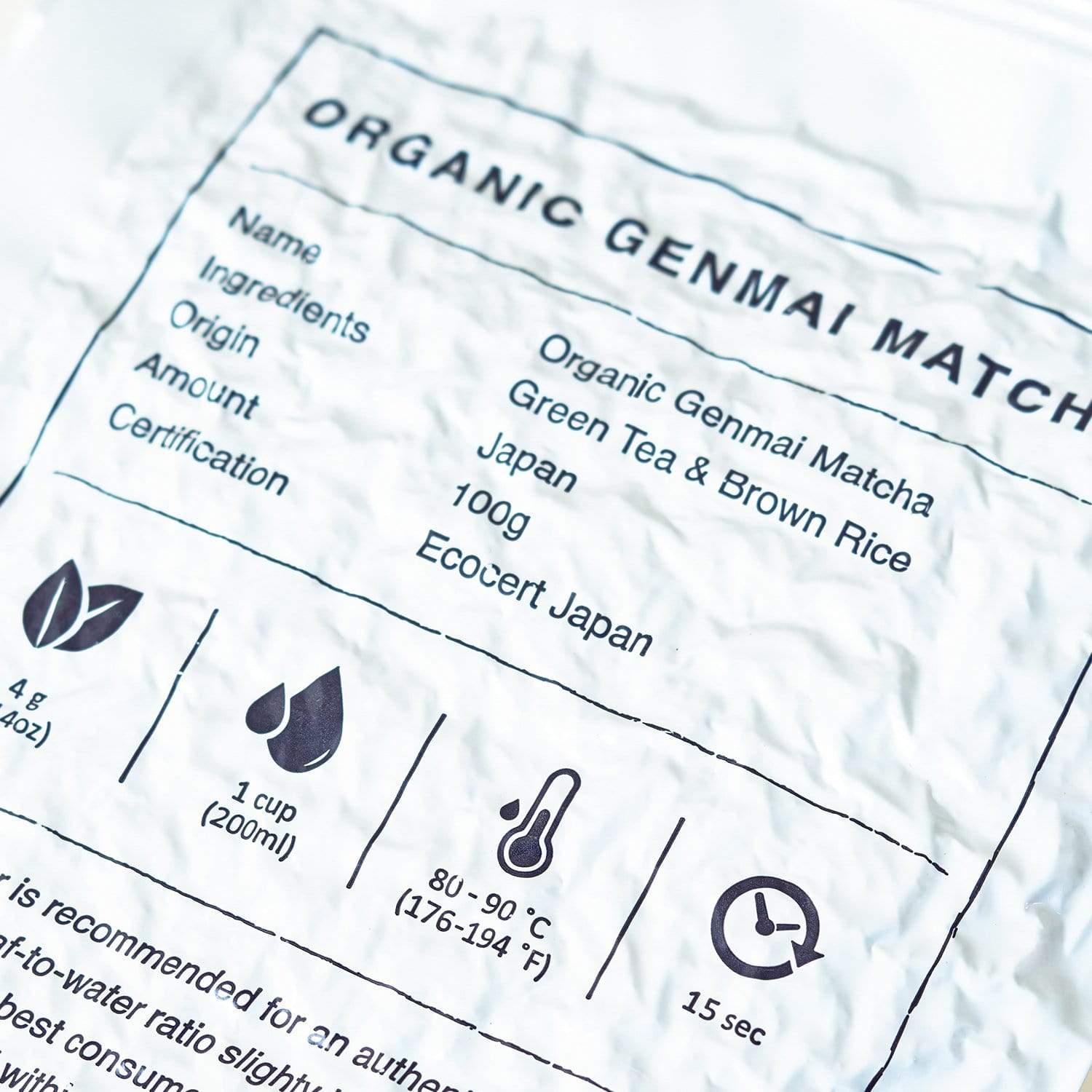 Organic Japanese Genmai & Matcha Green Tea with Brown Rice - Ocha & Co.