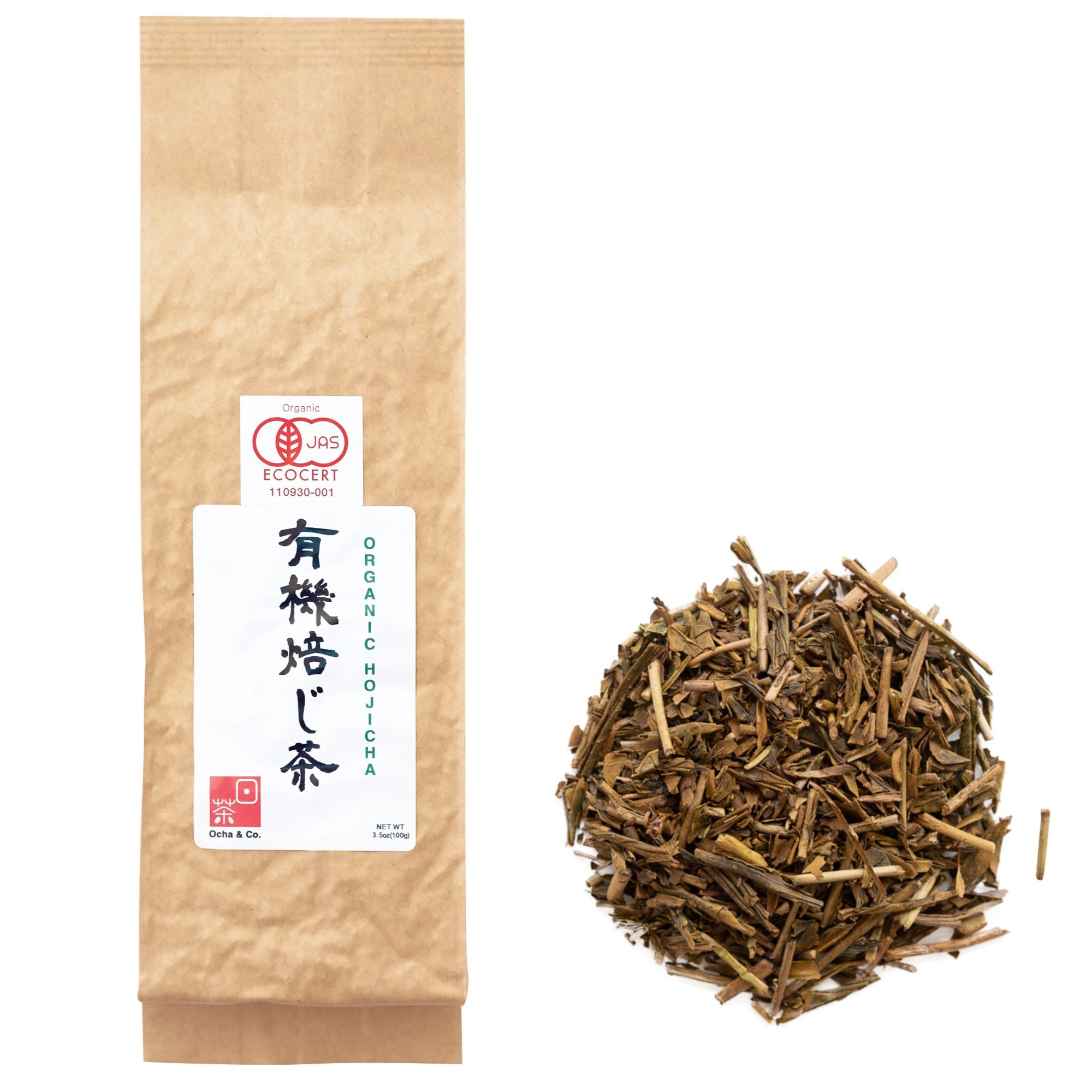 Organic Japanese Hojicha Green Tea - Ocha & Co.