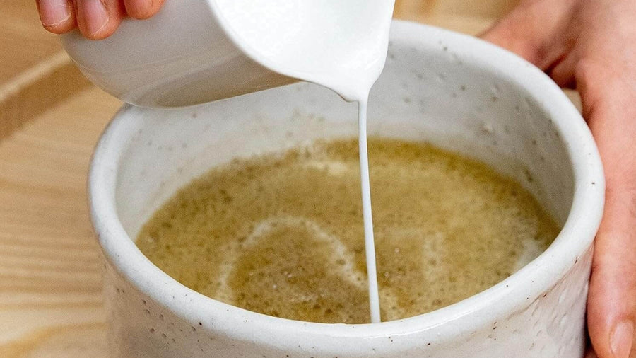 Hojicha latte