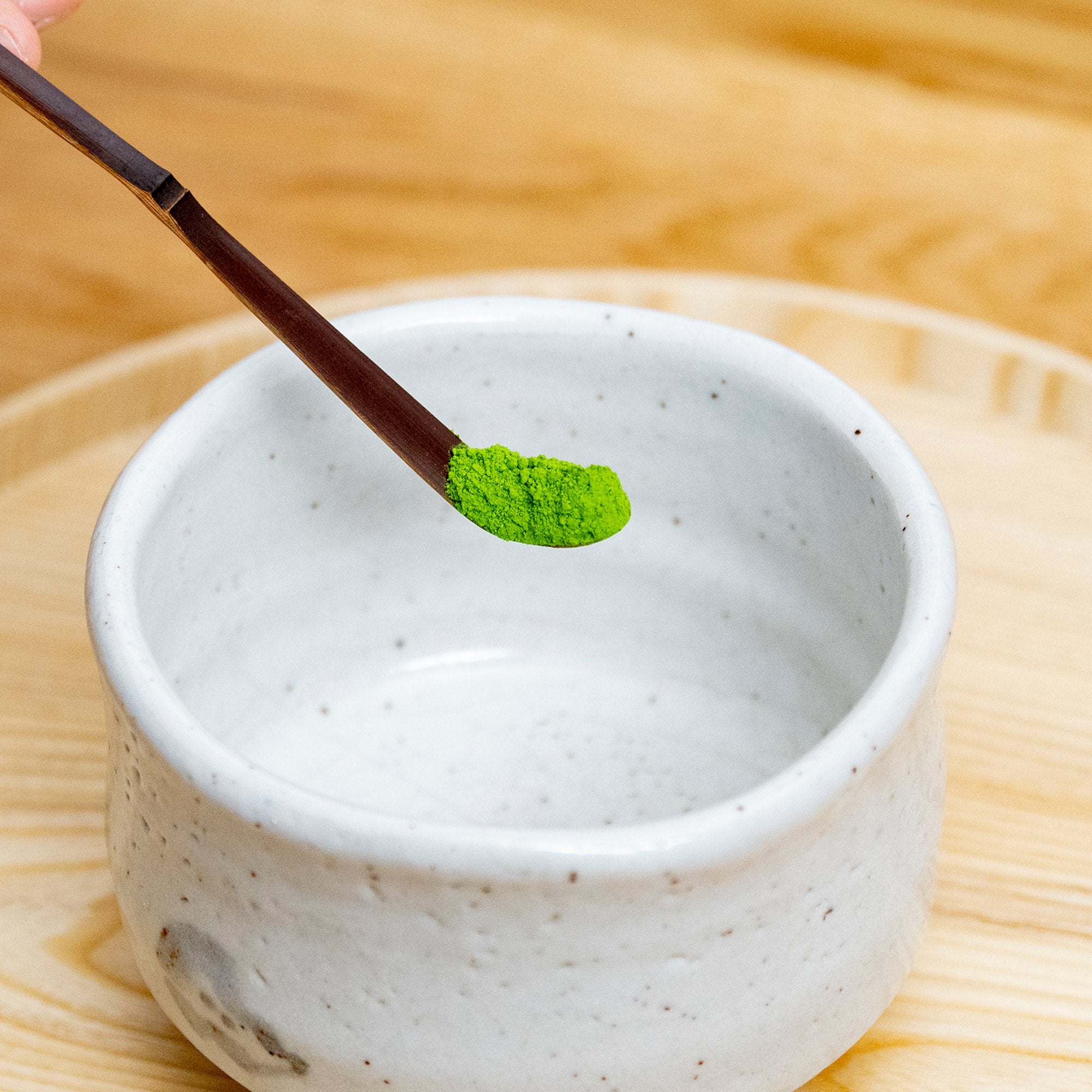 200 year-old bamboo matcha scoop