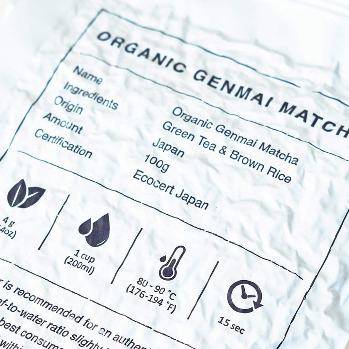 Organic Japanese Genmai & Matcha Green Tea with Brown Rice - Ocha & Co.