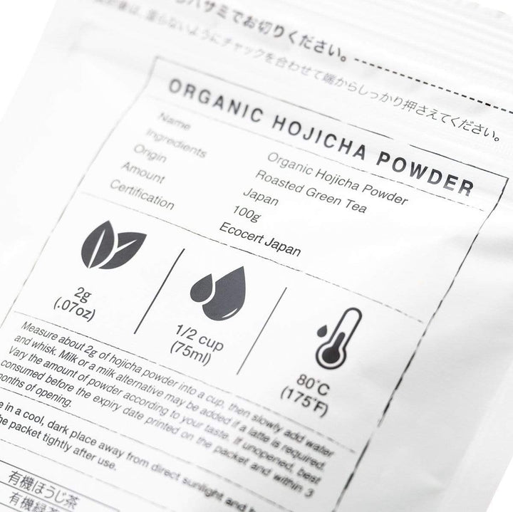 Organic Japanese Hojicha Powder - Ocha & Co.